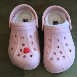 Crocs clog pink size 8/9